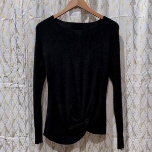 Black Long Sleeve Knit Sweater